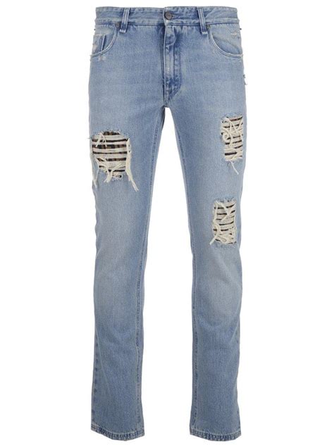 fendi distressed jeans|fendi denim jumpsuit.